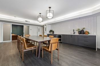 Cafe lounge with kitchen
